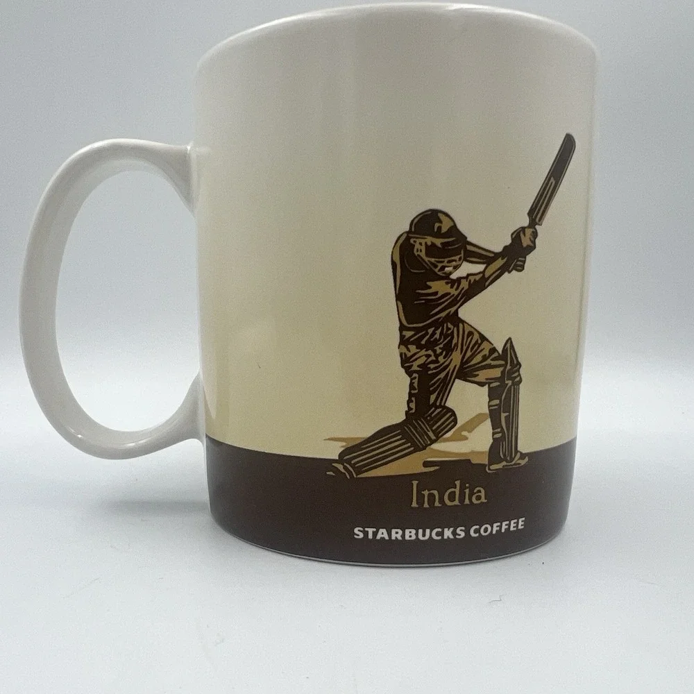 Starbucks India Global Icon Collector Series 16oz 2013 Coffee Tea Mug Cup EUC